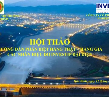 Tập huấn phân biệt hàng thật – hàng giả các nhãn hiệu do INVESTIP đại diện tại Hoà Bình
